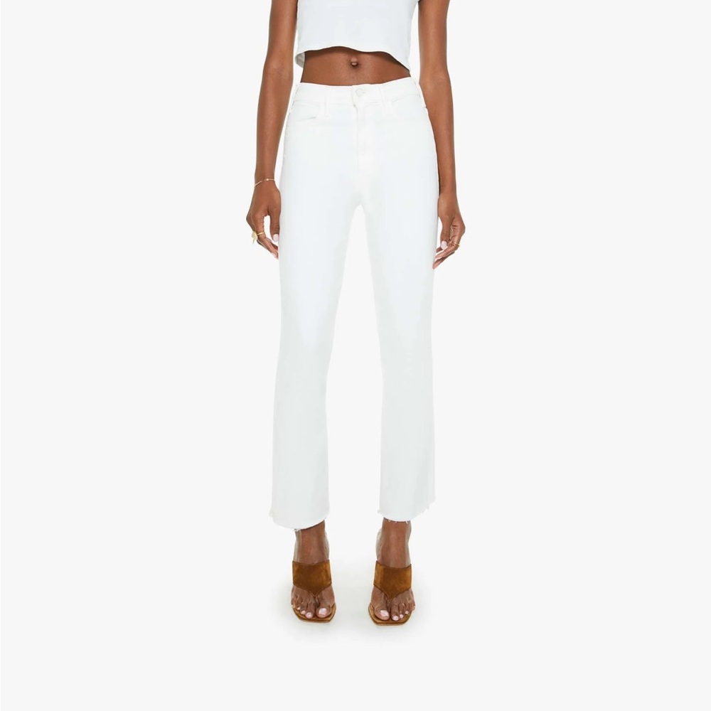 MOTHER Hustler Ankle Fray Jeans